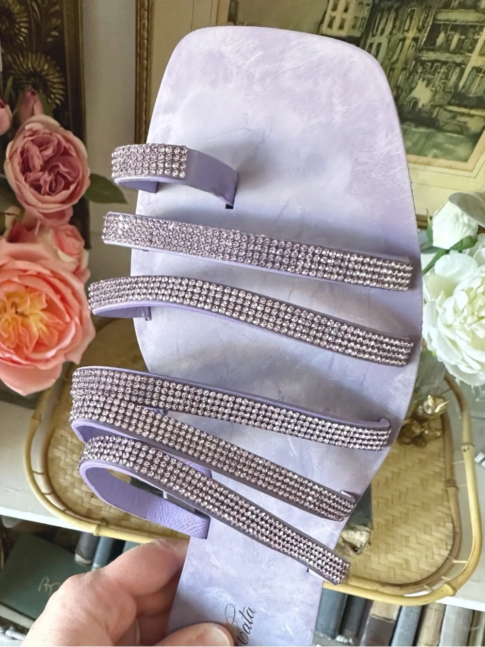 Alata Brand, Lavender Believe in Sole-Mates Sandals size 11